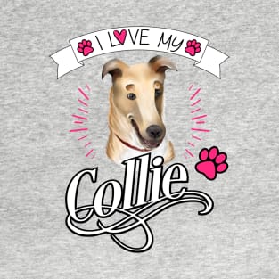 I Love my Collie (Smooth Coat Collie Puppy) T-Shirt